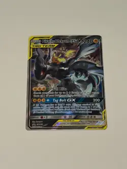 Pikachu & Zekrom GX - SM168 - Pokemon Sun & Moon Promo Ultra Rare Card NM - Image 1