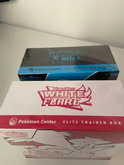 Black Bolt & White Flare Pokemon Centre ETB Set - Image 5