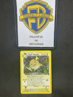 POKEMON ROCKET UNLIMITED DARK RAICHU HOLO 83/82 LP ITA - Image 1
