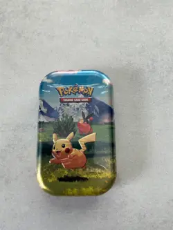 Pokemon TCG: Mega Evolution—Ascended Heroes Mini Tin: Pikachu & Tepig - SEALED - Image 1