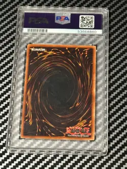Yugioh PSA 10 Flame Swordsman LOB-003 Super Rare 1st Edition GLOSSY *8860 - Image 2