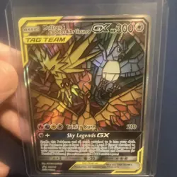 Moltres, Zapdos & Articuno GX SM210, 2x 44 66 69 Hidden Fates Pokemon NM/ Mint - Image 1