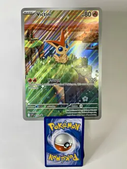 Pokemon TCG Victini SVP 208 Black Star Promo Jumbo Card NM - Image 1