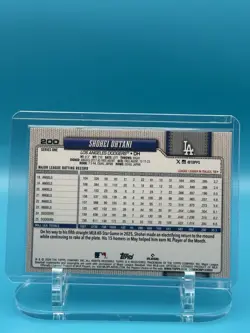 ❤ 2026 Topps Series 1 - Shohei Ohtani #200 Silver Crackle Foil - Image 2
