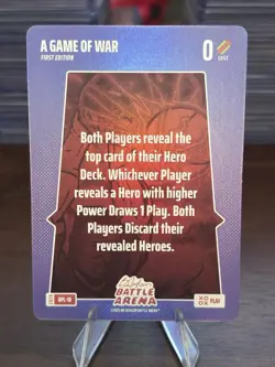 2026 Bo Jackson Battle Arena - A GAME OF WAR - Bonus Play Foil SSP #BPL-18 - Image 1