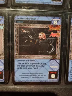 WWE Raw Deal – Incite the Fans! – Unique Action – Jeff Hardy – V6.0 – LP - Image 1