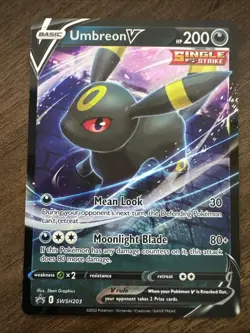 Pokemon Umbreon V SWSH203 SWSH: Sword & Shield Promo Cards Holo - Image 1