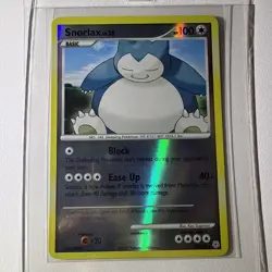 Pokemon Cards: Snorlax 37/130 Diamond and Pearl Reverse Holo - Image 1