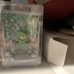 Pokemon Petilil Full Art Holo Basic Plant Card SV 091/086 English 2023 - Image 1