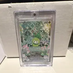 Pokemon Petilil Full Art Holo Basic Plant Card SV 091/086 English 2023 - Image 3