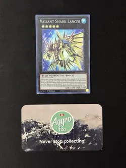 Valiant Shark Lancer - Yugioh ETCO-EN044 1st Edition Super Rare NM - Image 1