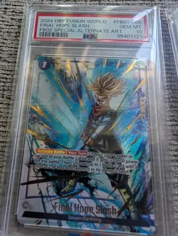 Dragonball Card Game Frieza Deathball Alt Art, Final Hope Slash Alt Art PSA 10 - Image 2