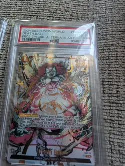 Dragonball Card Game Frieza Deathball Alt Art, Final Hope Slash Alt Art PSA 10 - Image 3