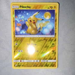 Pikachu 56/236 Sm-Unified Minds Reverse Holo Pokemon TCG Card 2019 - Image 1