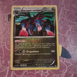 Pokemon Card Hydreigon 97/124 Holo Rare Black & White Dragons Exalted Light Play - Image 1