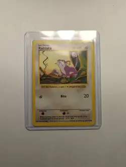 RATTATA - 61/102 - Base Set SHADOWLESS - Pokemon Card - Image 1