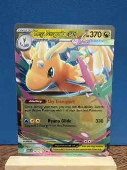 Pokemon TCG Mega Dragonite EX 152/217 Ascended Heroes Double Rare Card - Image 1