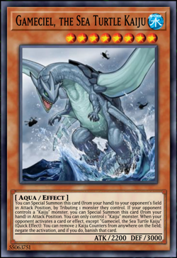 Yugioh! Gameciel, the Sea Turtle Kaiju MP25-EN028 Mega Pack STARLIGHT - Image 1