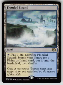 Flooded Strand Rare Modern Horizons 3 220 MTG Near Mint 2024 - Image 1
