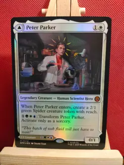 Peter Parker / Amazing Spider-Man FOIL - Marvel's Spider-Man - NM - MTG - Image 1