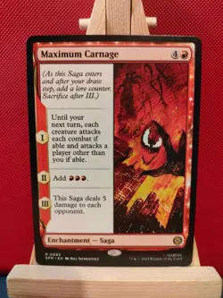 Maximum Carnage - Marvel's Spider-Man - NM - Rare - MTG - Image 1