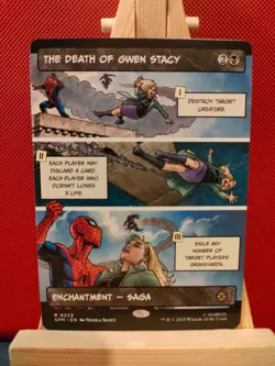 The Death of Gwen Stacy (Borderless) - Marvel's Spider-Man - NM - MTG - Image 1