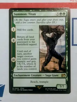 Summon: Titan #0204 R Regular Final Fantasy MTG NM - Image 1