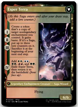 MTG Terra, Magical Adept // Esper Terra Final Fantasy FIN #245 mythic NM - Image 2