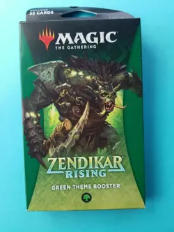 Magic: The Gathering-Zendikar Rising-GREEN Theme Booster Pack. Factory Sealed - Image 1