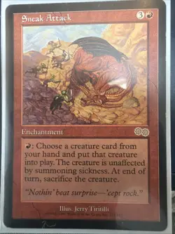 Sneak Attack Urza's Saga Regular MTG - Image 1