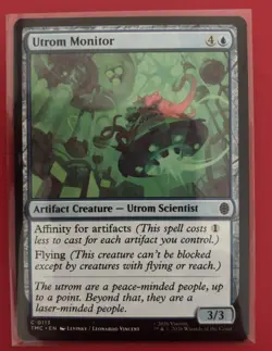 MTG, TMNT: Utrom monitor, Single, Rare, Postage Included - Image 1