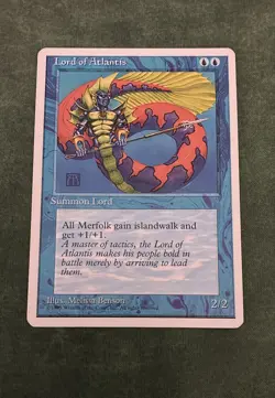 MTG Lord of Atlantis Alternate 4th Edition Regular Rare - Image 1