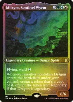 Miirym, Sentinel Wyrm (Foil Etched) Commander Legends: Battle for Baldur's Gate - Image 1