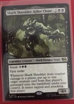 Magic the gathering, TMNT: shark shredder, killer clone, Rare, Postage Included - Image 1