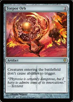 Moderatly Played, English - 1 x MTG Torpor Orb New Phyrexia - Image 1