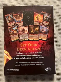 Magic The Gathering Signature Spellbook Chandra MTG New/Factory Sealed - Image 2