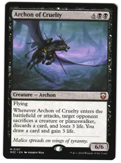Archon of Cruelty 197 M Commander: Modern Horizons 3 MTG - Image 1
