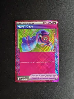 Pokemon TCG Hero's Cape SV05: Temporal Forces 152/162 Holo ACE SPEC Rare - Image 1