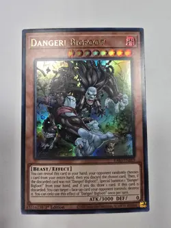 Yugioh! Danger! Bigfoot! - RA03-EN019 - Ultra Rare (UR) NM/M English - Image 1