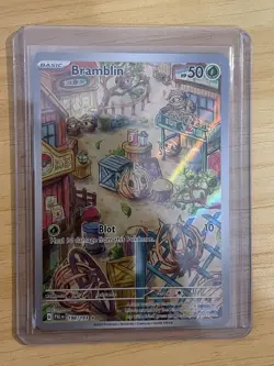Bramblin 198/193 Illustration Rare Full Art Paldea Evolved Pokemon NM - Image 1