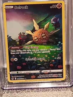 Solrock GG15/GG70 Full Art Crown Zenith Pokemon Card MINT CGC 8.5 - Image 3