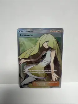 Pokemon Lusamine Trainer Full Art Holo Card 110/111 Crimson Invasion TCG - Image 1