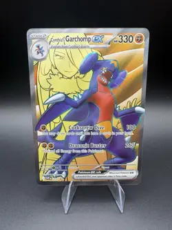 2025 Scarlet & Violet Promos Cynthia's Garchomp ex #204 Full Art Holo Pokemon - Image 1