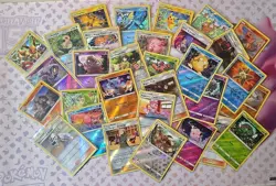 🔥2019 Pokemon HIDDEN FATES Set HOLO Rare REVERSE FOIL Cards Sun & Moon Lot 30👍 - Image 5