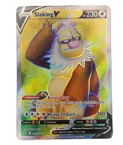Slaking V (Full Art) Ultra Rare Pokemon GO 077/078 - Image 1