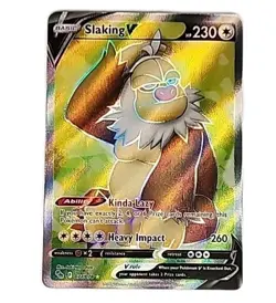 Slaking V (Full Art) Ultra Rare Pokemon GO 077/078 - Image 2