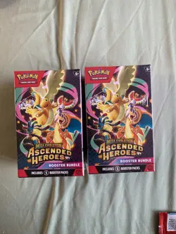 2 X Sealed Pokemon Mega Evolution Ascended Heroes Booster Bundle - Image 1