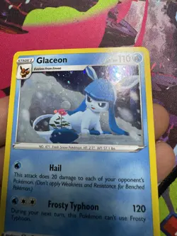 Pokemon TCG Glaceon SWSH192 SWSH: Sword & Shield Promo Cards Promo galaxy swirl - Image 4