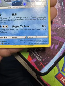 Pokemon TCG Glaceon SWSH192 SWSH: Sword & Shield Promo Cards Promo galaxy swirl - Image 5