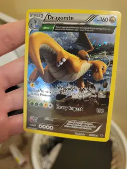 2015 Pokemon Roaring Skies Dragonite #52/108 Cosmos Holo - Image 5